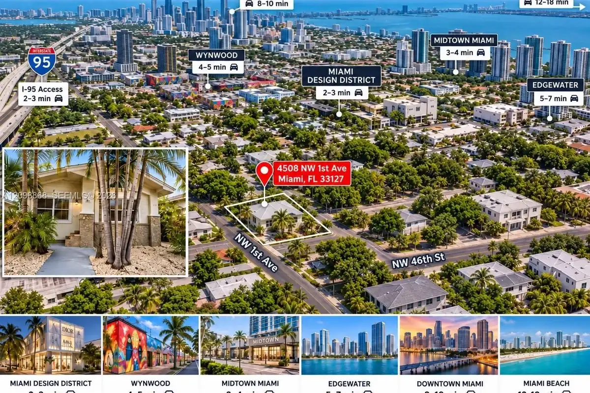 4508 NW 1st Ave, Miami: photo 1 of 5